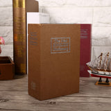 1Pc Security Lock Dictionary Safe Secret Book Cash Money Jewellery Hidden Locker Box (Coffee)