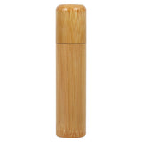 1Pc Round Portable Handmade Natural Bamboo Tea Jar Storage Holder Container Box (2.5 x 12cm)