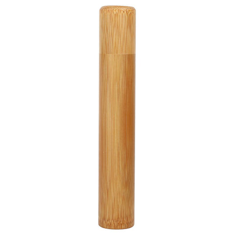 1Pc Round Portable Handmade Natural Bamboo Tea Jar Storage Holder Container Box (2.5 x 15.5cm) In Australia - Darrahopens