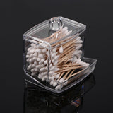 Practical Cotton Swab Q tip Makeup Storage Organizer Box Cosmetic Transparent Holder Case In Australia - Darrahopens