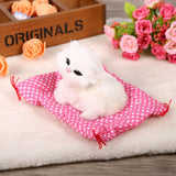 Super Cute Mini Simulation Sounding Sitting Kittens Cats Plush Toys Doll Christmas Gift White In Australia - Darrahopens