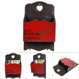 Wood Mail Letter Rack Key Holder Wall Storage Creative Home Decoration with Hook Hanger Red