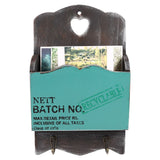 Wood Letter Rack Key Holder Wall Storage Creative Home Decoration with Hook Hanger Bluish Green In Australia - Darrahopens