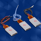 AC/DC 12V Thermostatic Aluminum Shell Ceramic Heating Plate Constant Temperature Heater 80℃