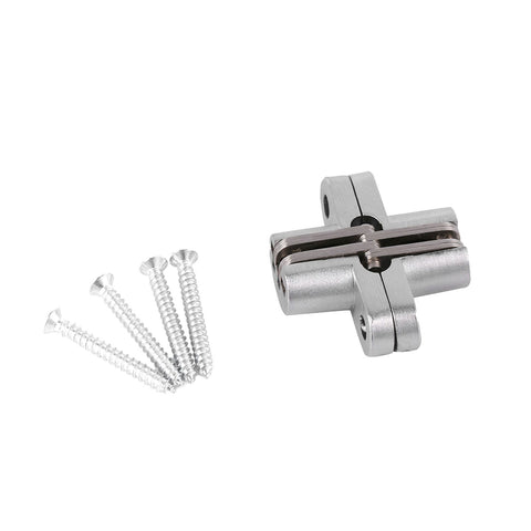 180 Degree Zinc Alloy Invisible Folding Door Cross Hidden Hinges (43.7mm) In Australia - Darrahopens