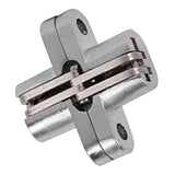180 Degree Zinc Alloy Invisible Folding Door Cross Hidden Hinges (43.7mm) In Australia - Darrahopens