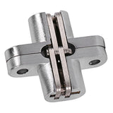 180 Degree Zinc Alloy Invisible Folding Door Cross Hidden Hinges (43.7mm)