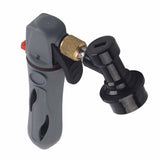 Keg Charger CO2 Injector Draft Beer Dispenser Ball Lock for Homebrew Soda Valve Grey