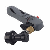 Keg Charger CO2 Injector Draft Beer Dispenser Ball Lock for Homebrew Soda Valve Grey