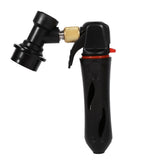 Keg Charger CO2 Injector Draft Beer Dispenser Ball Lock for Homebrew Soda Valve Black In Australia - Darrahopens