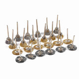 36pcs Brass Steel Wire Brush Set Pen Cup Wheel Shaped Polishing Cleaning Rotary Tools Full Kit