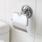 1Pc Stainless Steel Bathroom Toilet Wall Mounted Suction Paper Roll Holder Tissue Rack New