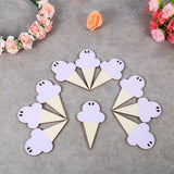 10Pcs Ice Cream Shape Wooden Hanging Garland Nursery Children Bedroom Wall Decorations (Purple) In Australia - Darrahopens