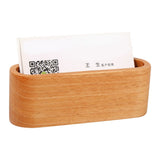 1Pc Creative Wooden Business Card Holder Case Storage Box Organizer Office Desktop Ornaments In Australia - Darrahopens