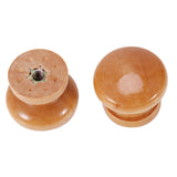 10Pcs Natural Wooden Furniture Pull Handle Kitchen Cabinet Drawer Cupboard Door Knob (S 24mm) In Australia - Darrahopens
