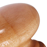 10Pcs Natural Wooden Furniture Pull Handle Kitchen Cabinet Drawer Cupboard Door Knob (S 24mm)
