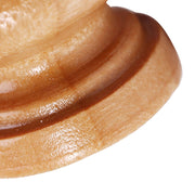 10Pcs Natural Wooden Furniture Pull Handle Kitchen Cabinet Drawer Cupboard Door Knob (S 24mm)