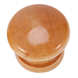 10Pcs Natural Wooden Furniture Pull Handle Kitchen Cabinet Drawer Cupboard Door Knob (L 33mm)