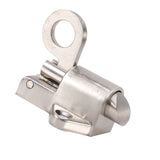 Window Gate Security Pull Ring Spring Bounce Door Bolt Aluminum Latch Lock