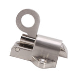 Window Gate Security Pull Ring Spring Bounce Door Bolt Aluminum Latch Lock