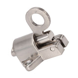 Window Gate Security Pull Ring Spring Bounce Door Bolt Aluminum Latch Lock