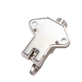 Window Gate Security Pull Ring Spring Bounce Door Bolt Aluminum Latch Lock