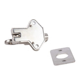 Window Gate Security Pull Ring Spring Bounce Door Bolt Aluminum Latch Lock