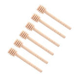 50Pcs/set Household Wooden Jam Honey Dipper Jar Dispensing Collecting Stirring Rod Stick 10cm In Australia - Darrahopens