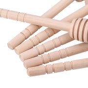50Pcs/set Household Wooden Jam Honey Dipper Jar Dispensing Collecting Stirring Rod Stick 10cm
