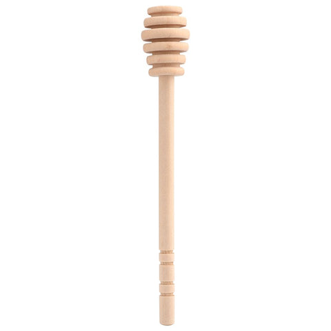 50Pcs/set Household Wooden Jam Honey Dipper Jar Dispensing Collecting Stirring Rod Stick 16cm