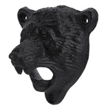 1Pc Cast Iron Bear Shape Wall Mounted Beer Soda Glass Bottle Cap Opener Kitchen Bar Tools Hot