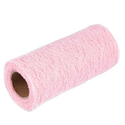 10 Yard Long Wedding Party Decoration Table Runner Chair Sash Floral Lace Tulle Roll (Pink) In Australia - Darrahopens