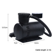 Portable Mini Air Compressor Electric Tire Infaltor Pump 12 Volt Car 300 PSI