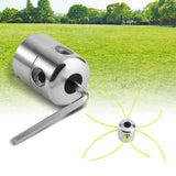Universal Aluminium Alloy Strimmer Trimmer Head String Set for Gasoline Grass Brush Cutter