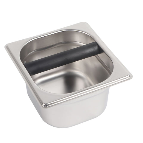 Stainless Steel Holder Container Knock Box Tool Accessory for Professional Coffee Maker Machine In Australia - Darrahopens