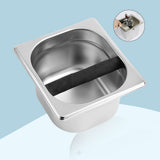 Stainless Steel Holder Container Knock Box Tool Accessory for Professional Coffee Maker Machine In Australia - Darrahopens