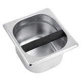 Stainless Steel Holder Container Knock Box Tool Accessory for Professional Coffee Maker Machine
