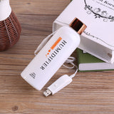 1Pc 300ml Bottle Shape USB Ultrasonic Cool Mist Humidifier Air Purifier Home Office Use (Gold)