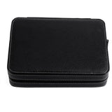 1Pc 8 Grids Watch Display Storage Box Portable Zippered Travel Collector Case Organizer (Black) In Australia - Darrahopens