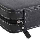 1Pc 8 Grids Watch Display Storage Box Portable Zippered Travel Collector Case Organizer (Black) In Australia - Darrahopens