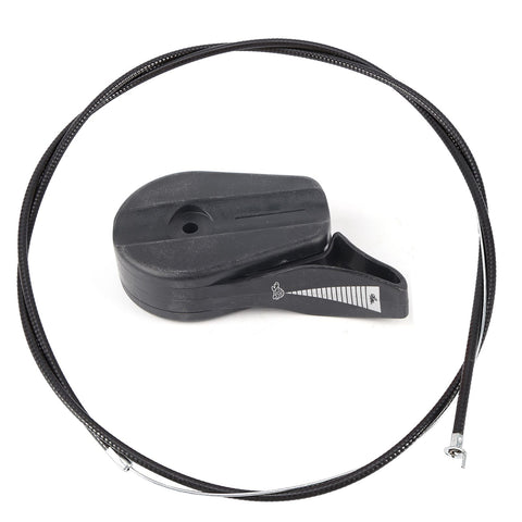 59'' Throttle Cable Switch Control Replacement Kit For Garden Lawnmowers (Black)