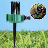 2Pcs Garden Plants Vegetable Adjustable Watering Sprinkler Multi use Lawn Irrigation System
