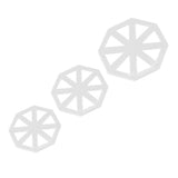 3pcs/set Bunting Flag Cutters Cake Decorating Mold Chocolate Fondant Mould DIY Tool