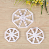 3pcs/set Bunting Flag Cutters Cake Decorating Mold Chocolate Fondant Mould DIY Tool