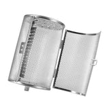 12*18cm Stainless Steel Bakeware Oven Roast Baking Rotary Nuts Beans Peanut Basket BBQ Grill