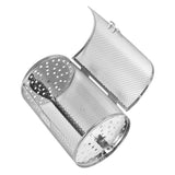12*18cm Stainless Steel Bakeware Oven Roast Baking Rotary Nuts Beans Peanut Basket BBQ Grill