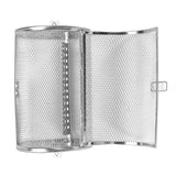 12*18cm Stainless Steel Bakeware Oven Roast Baking Rotary Nuts Beans Peanut Basket BBQ Grill
