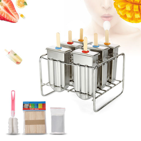 Ice Lolly Mold Stainless Steel Popsicle Mold Ice Cream Mould with Stainless Steel Stick Holder In Australia - Darrahopens