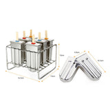 Ice Lolly Mold Stainless Steel Popsicle Mold Ice Cream Mould with Stainless Steel Stick Holder In Australia - Darrahopens