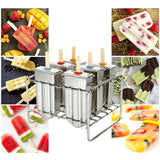 Ice Lolly Mold Stainless Steel Popsicle Mold Ice Cream Mould with Stainless Steel Stick Holder In Australia - Darrahopens